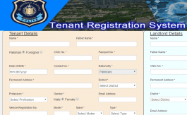 tenant online registration system