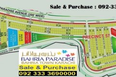 Precinct 57 Map (Bahria Paradise Karachi)