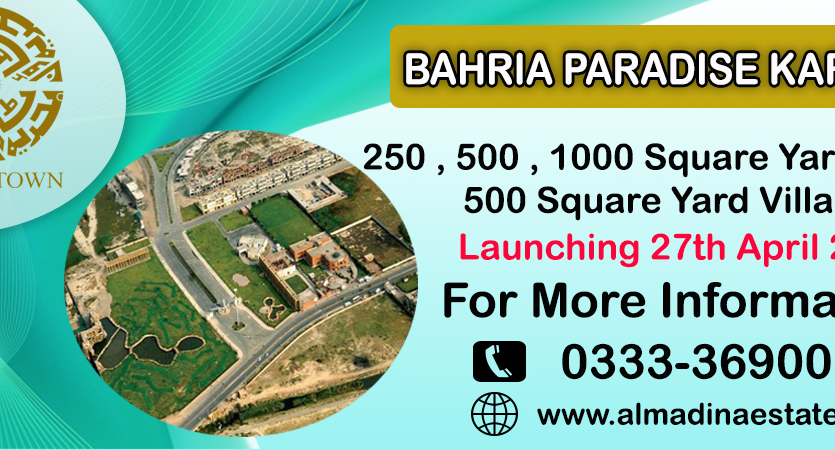 Bahria Paradise Karachi new booking