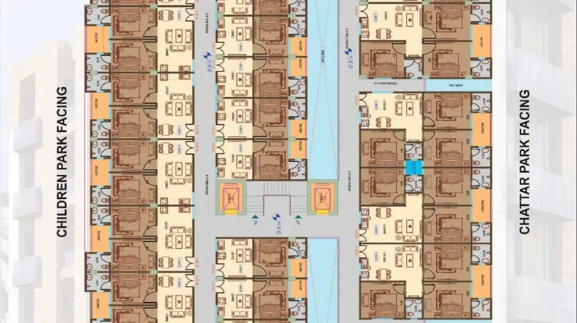 Tulip Apartments 2nd,3rd & 4th Plan