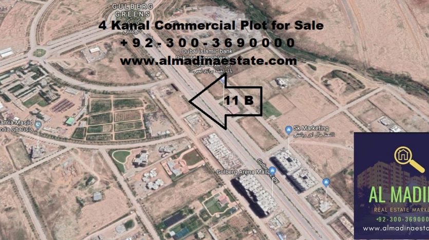 gulberg greens islamabad commercial plot for sale