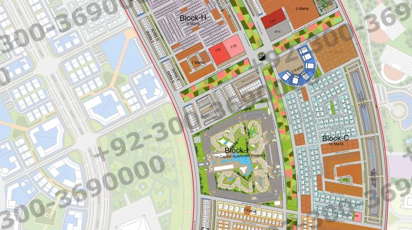 capital smart city overseas block map