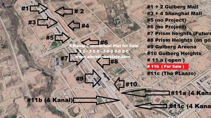 gulberg islamabad commercial plot for sale