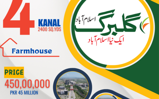 Gulberg Greens Islamabad 4 Kanal Farm House for Sale