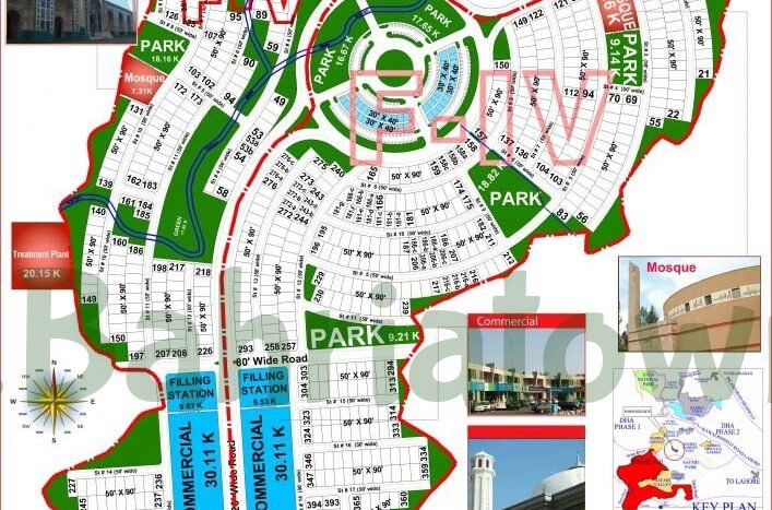 bahria town phase 8 sector f 4 map