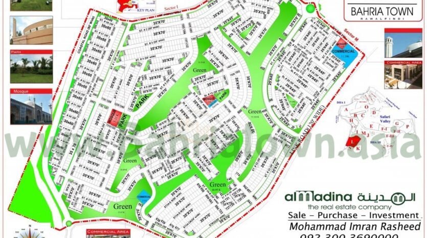 bahria town phase 8 sector L map