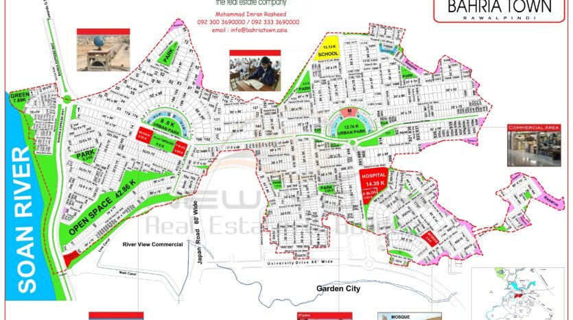 bahria town phase 7 map