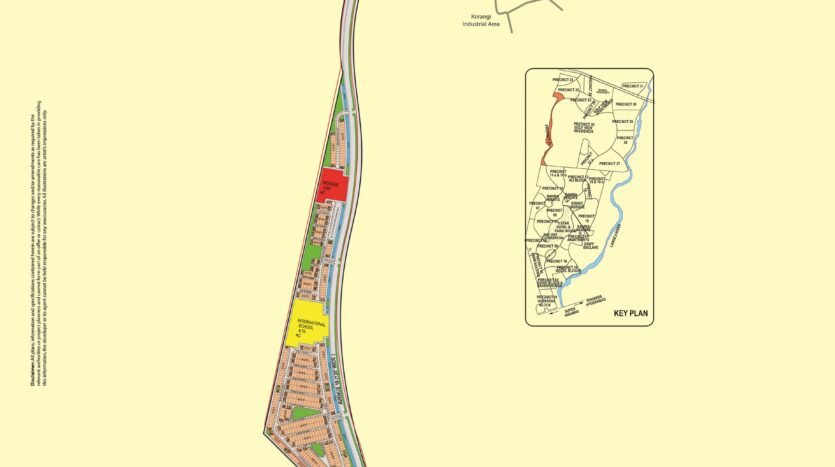 bahria town karachi precinct 21 map