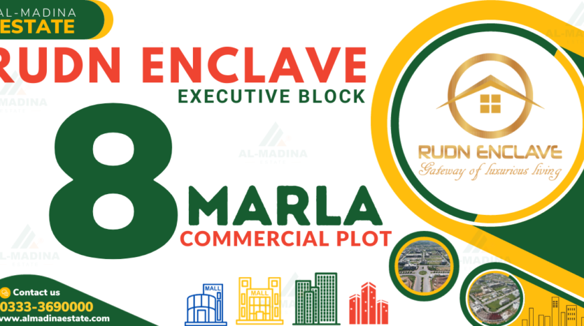 8 Marla commercial plot for sale, Rudn Enclave Executive Block