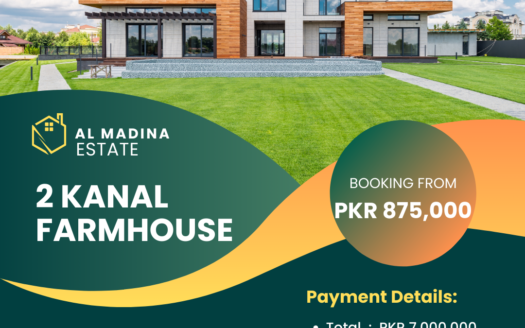 2 kanal farmhouse for sale in Lakeshore city, Islamabad