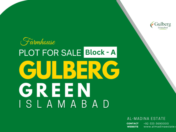 farmhouse plot for sale in block A gulberg green Islamabad