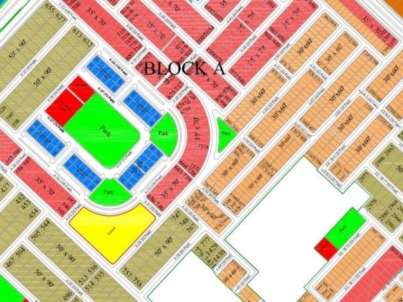 1 Kanal Semi-Developed Plot for Sale in Gulberg Residencia Block A