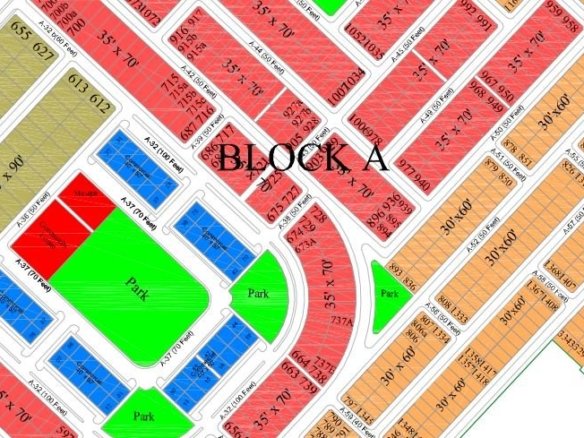 1.3 Kanal Developed & Possession-Ready Plot for Sale in Gulberg Residencia Block A