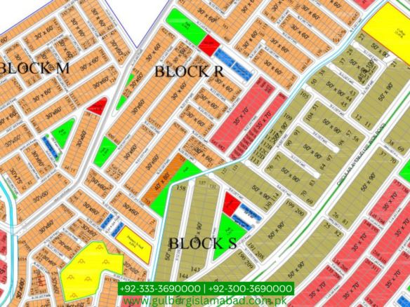 10 Marla Ready-to-Construct Plot for Sale in Block R, Gulberg Residencia - Islamabad