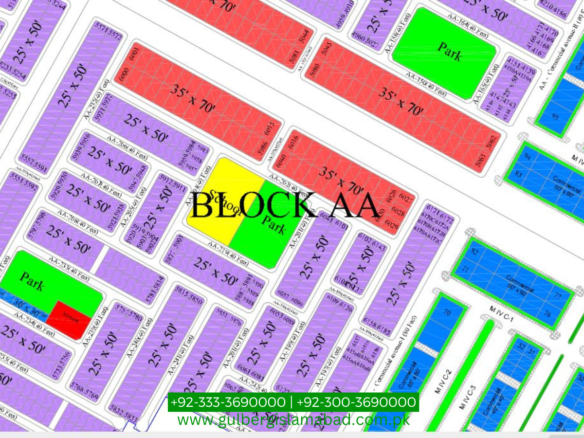5 Marla Non-Developed Plot for Sale in AA Block, Gulberg Islamabad