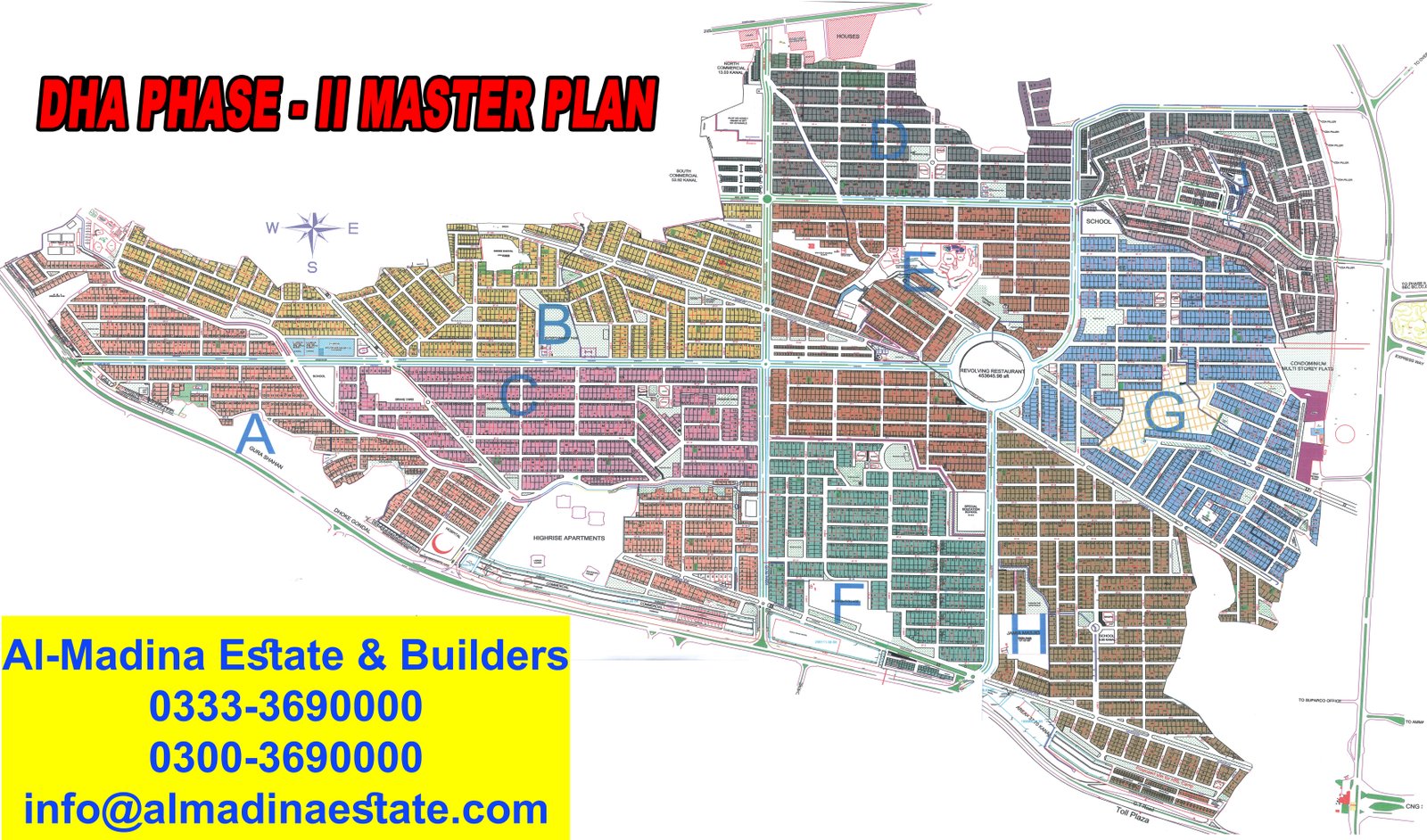 Dha Phase 2 islamabad Map